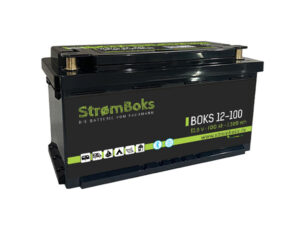 StrømBoks BOKS 12-100 mit 100 Ah Kapazität und 150 A Dauerstrom