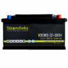 StrømBoks BOKS 12-180H - die LiFePO Batterie mit Bluetooth, Heizung und smartem BMS für Untersitzmontage.